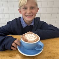 Dairy free hot chocolate (oatmilk)  at Cloud Cakes - Mandar in Paris