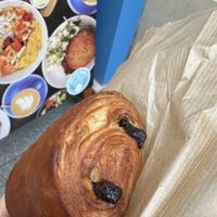 Vegan chocolate croissant. Unfortunately, it was not great    at Cloud Cakes - Mandar in Paris