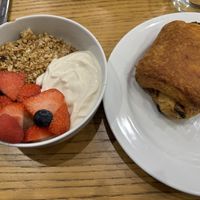 Homemade granola & pain au chocolat   at Cloud Cakes - Mandar in Paris
