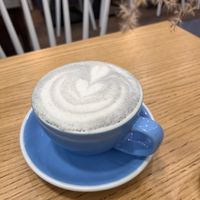 Black sesame latte  at Cloud Cakes - Mandar in Paris