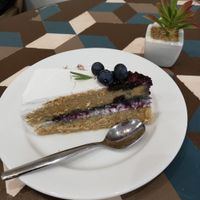 Vanilla blueberry cake. The best in the world. at Cloud Cakes - Mandar in Paris