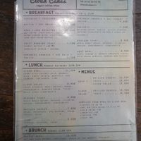 Menue front at Cloud Cakes - Mandar in Paris