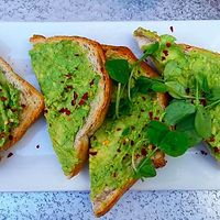 Avocado Toast at The Angry Baker - King Ave in Columbus