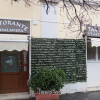 From the middle of the street. at Veg and Wine in Rome