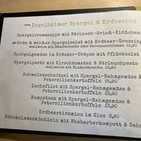 Saisonale Karte  at Peter&Silie in Ingelheim