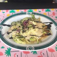zucchini alfredo  at True To Life in Orihuela Costa