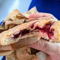Vegan cherry strudel from the bakery at Basic - Westenriederstr - Maybe closed in Munich