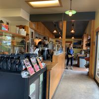 Order counter  at Lucky Llama Coffee House in Carpinteria