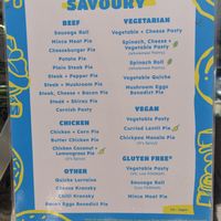 3 vegan pies! at Brighton Jetty Bakery in Brighton