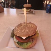 Black Bean Burger at VIP Tapas in Mallorca