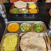 Vegan thali at Doon Shokudo Indoyama in Matsumoto