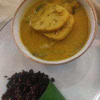 Lotus root curry at Aleenta Resort Restaurant in Hua Hin