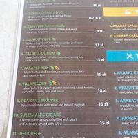 Veg*n options at Ararat Smaki Orientu in Gdansk