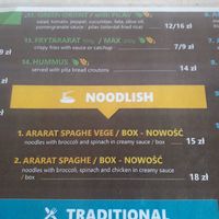 Veg*n options 2 at Ararat Smaki Orientu in Gdansk