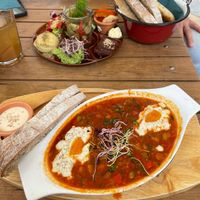 Schakschuka und Streichfähiges Frühstück  at Cafe Glocke in Dresden