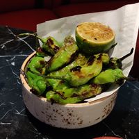 Grilled shishito peppers at SushiSamba in Las Vegas