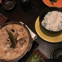 Coco Tobanyaki, and coconut rice.  at SushiSamba in Las Vegas