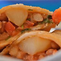 bean-potato pastelillo at Pilar Caribbean in Millville