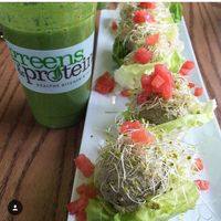 Raw Mock Chicken Salad & Wellness Drink at Greens and Proteins - Decatur in Las Vegas