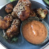 buffalo cauliflower wings #Veganuary at Tokumaru  in Tallinn