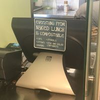 Loving the green vibe at Naked Lunch in Arlington