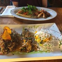 Beautiful place, delicious vegan platter! at Tree House in Aguas Calientes