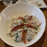 Pasta with vegatables at Tree House in Aguas Calientes