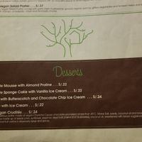 Desserts at Tree House in Aguas Calientes