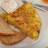 Tortilla at Sweet Paradise in Tenerife