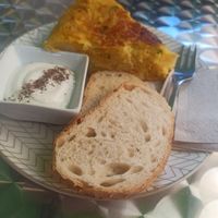 Pincho de tortilla at Sweet Paradise in Tenerife