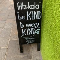 Sign outside  at Sweet Paradise in Tenerife