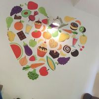 Wall decorations at Sweet Paradise in Tenerife