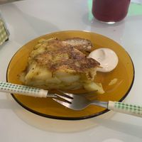 Spanish omelette  at Sweet Paradise in Tenerife