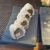 Uramaki with grilled tofu #Veganuary at Dom Sushi in Gdansk