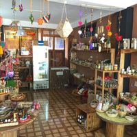 Small shop with lots of stuff at Kaia Sharanam in Urubamba