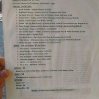 Drinks at The Grand Turk Inn Restaurant in Grand Turk