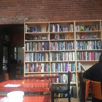 bookstore  at Book Trader Cafe in New Haven