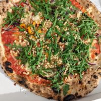A vegan affair, take away at Dough Pizzeria in Edinburgh