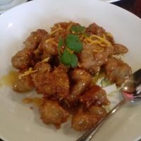 orange chicken at Bulan Thai Vegetarian Kitchen - Melrose in Los Angeles