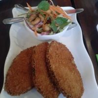crisp fish with green apple at Bulan Thai Vegetarian Kitchen - Melrose in Los Angeles