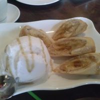 fried banana rolls at Bulan Thai Vegetarian Kitchen - Melrose in Los Angeles