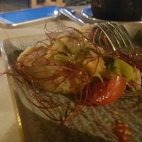 Hummus di ceci at Vecchio Mulino Beach in Peschiera Del Garda