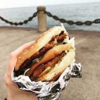Famous burger at Canada’s largest ribfest at Globally Local - Dundas in London