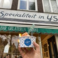 Chocolate and grapefruit sorbet 🤩  at Tofani in Amsterdam