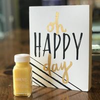 Immunity shot with ginger, cayenne, oregano, turmeric  at Fruits & Roots Juice Bar in Las Vegas