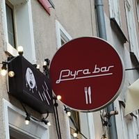 Outside at Pyra Bar in Gdansk