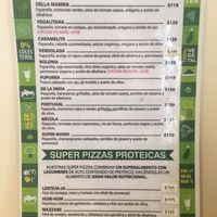 Menu Front at Pizza Vegana - Recoleta in Buenos Aires