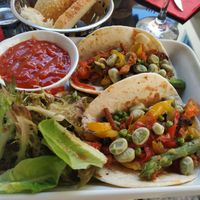 vegan wrap, very good ! at Sherlock Holmes  in Quimper