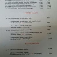 vegane Gerichte at Tong Thai in Cologne