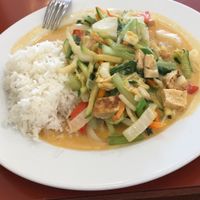 Vegan Curry with Tofu  at Tong Thai in Cologne